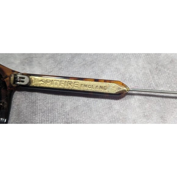 Spitfire England Post Punk Tortoise Retro Mirrored Lens Sunglasses - Picture 6 of 8